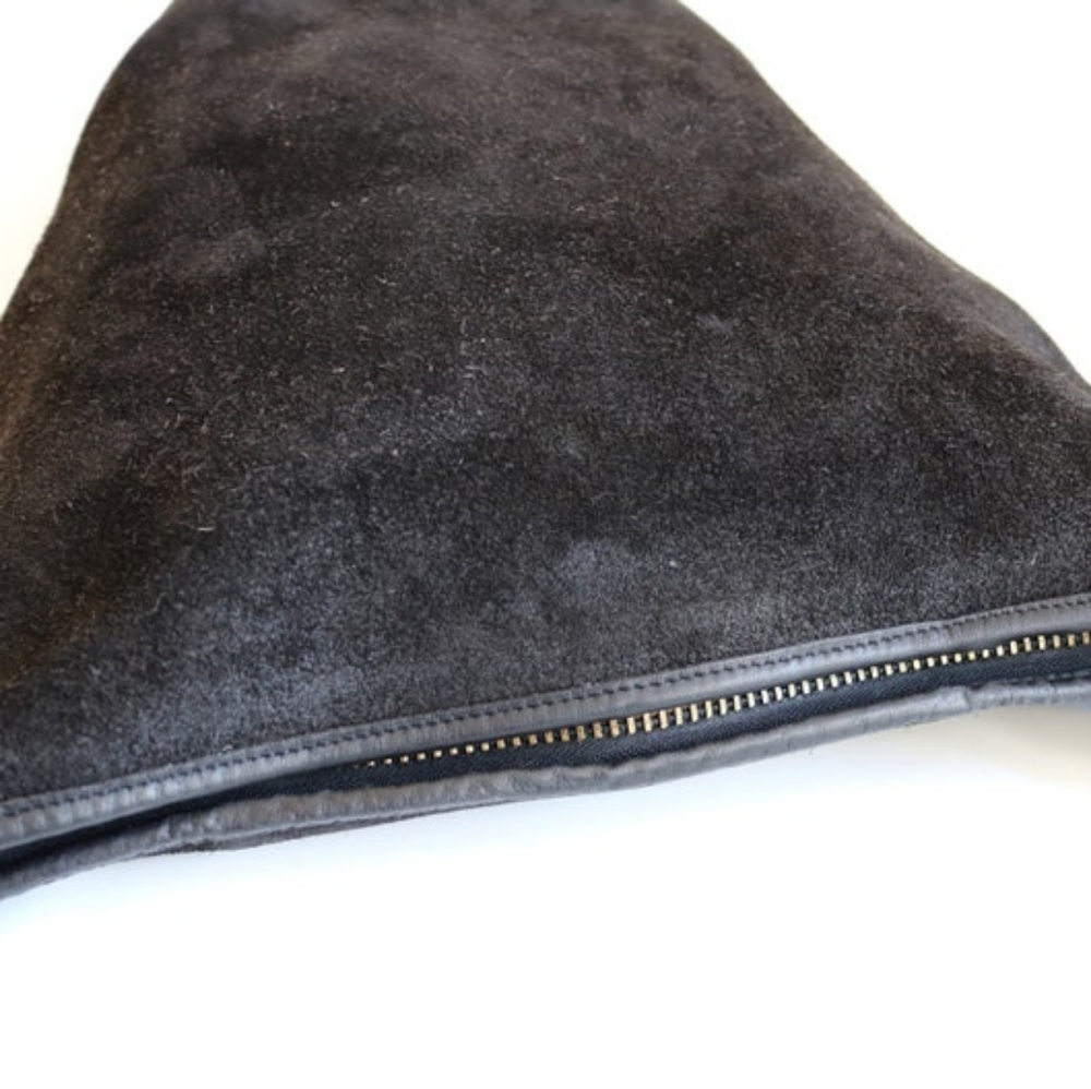 1996 VINTAGE LUXURIOUS lovely Coach Berkeley XL BLACK Bucket Duffle bag - Picture 7 of 13